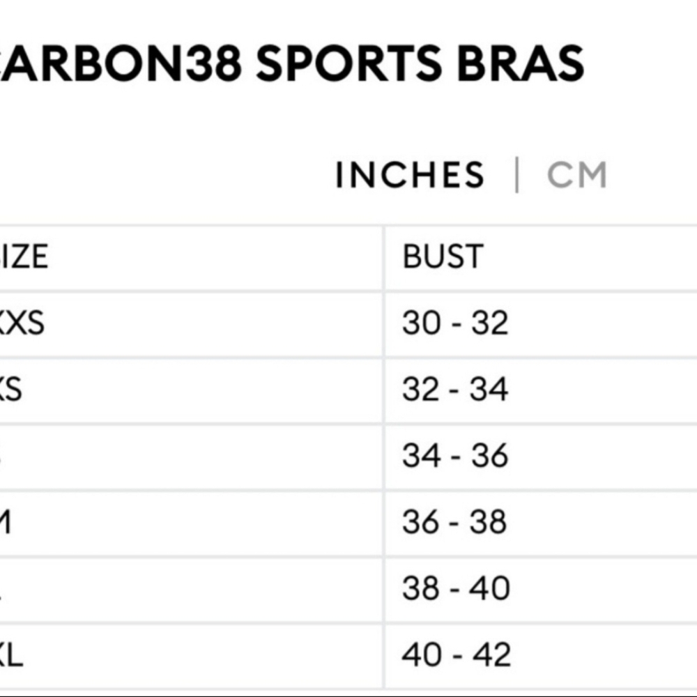 Carbon38 Black Cable Deep V Strappy  Sports Bra - Picture 8 of 8